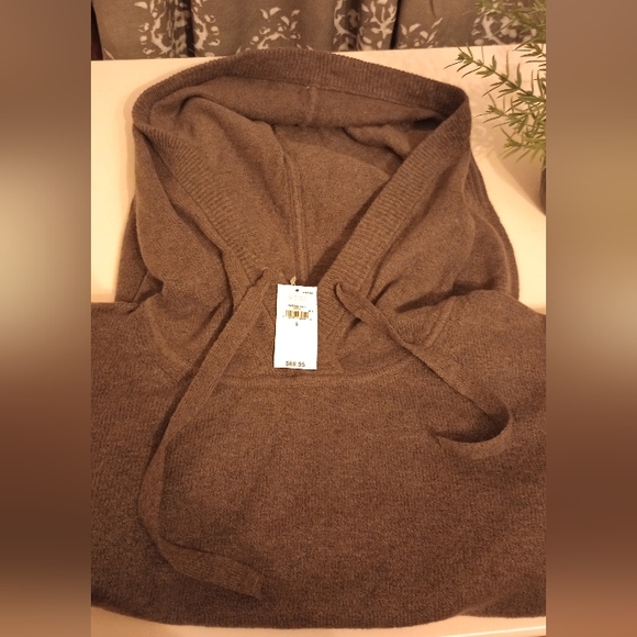 Gap CashSoft Hoodie + Gap CashSoft Rib Midi Sweater Skirt - Picture 4 of 6